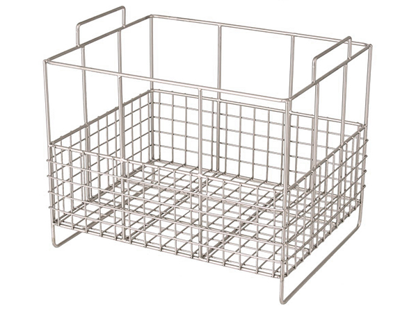 オールステンレス製特注角型洗浄カゴ