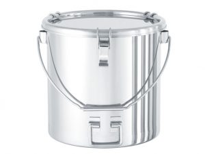 吊り下げ式下部折りたたみ取っ手付密閉容器（クリップ式）【CTBDF】