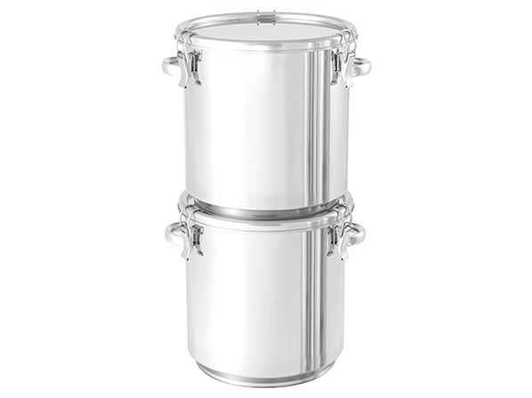 スタッキング収納できるステンレスタンク