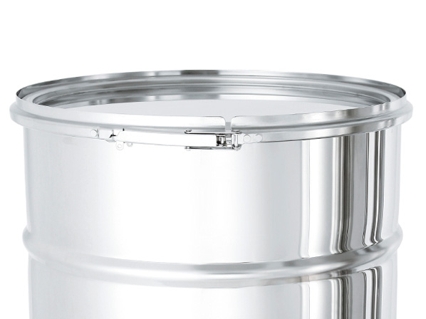 ステンレス容器のリブ加工