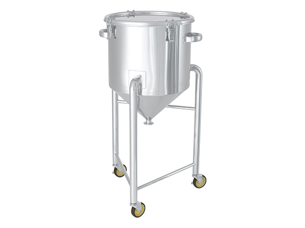 ホッパー型密閉容器 脚付 クリップ式