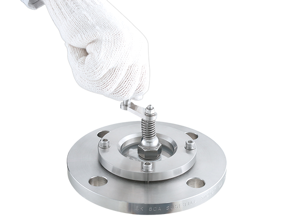 ワイパー付フランジ型のぞき窓イメージ