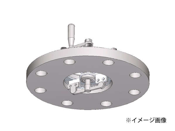 ワイパー付フランジ型のぞき窓イメージ