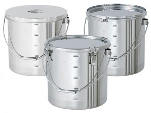 吊り下げ式目盛り付きステンレス容器