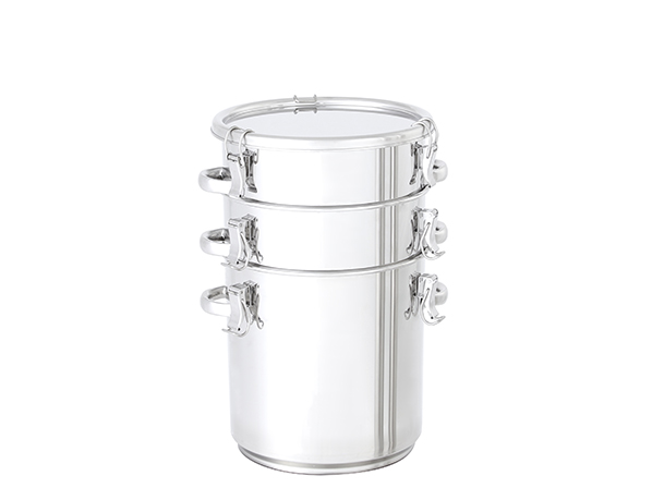 ネスティング収納できるステンレスタンク