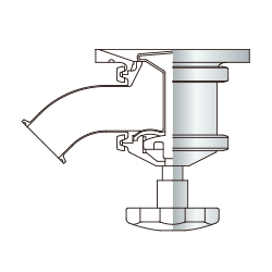ダイヤフラム式バルブボディパッキン仕様