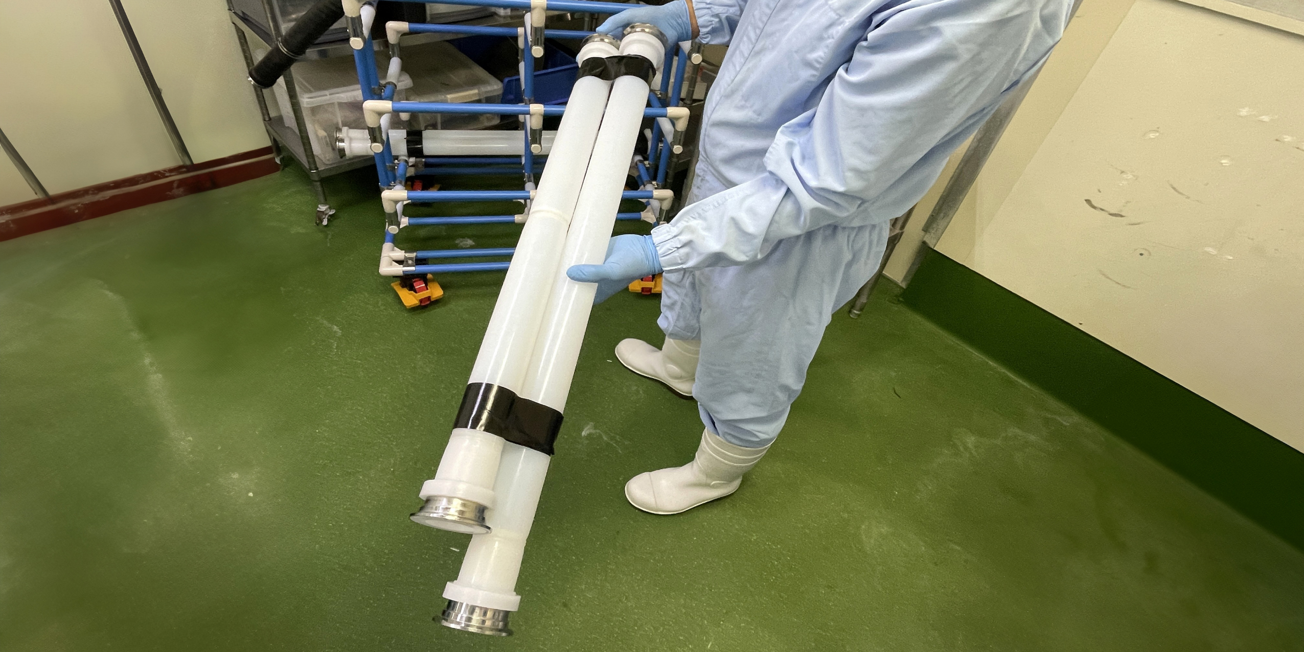 乳製品製造会社様PFAサニタリー配管導入事例