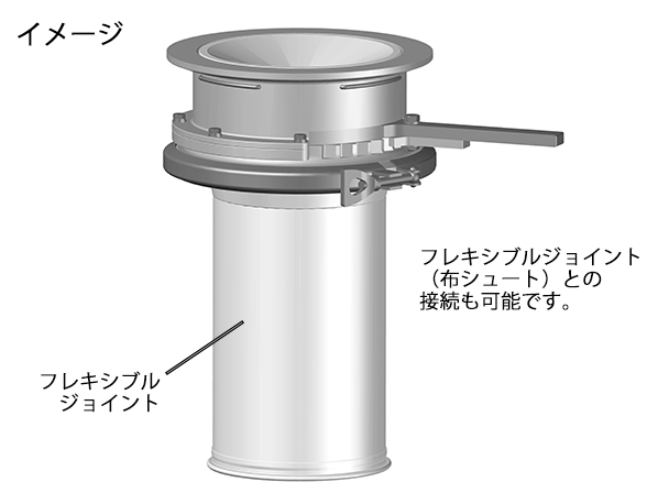 へルール型チョークバルブ【MFV-F】 サイズ:100A