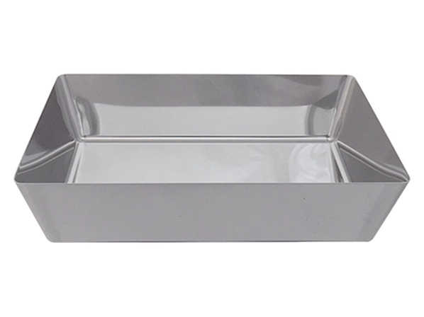 洗浄性に優れたオールステンレス製バット