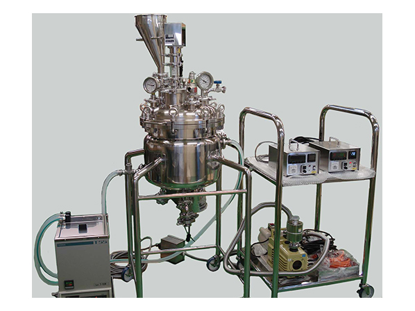 溶解・脱泡用撹拌加圧ユニット【採用事例】