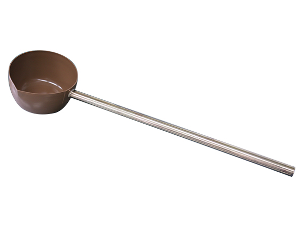 付着防止コーティング付きステンレス柄杓【採用事例】