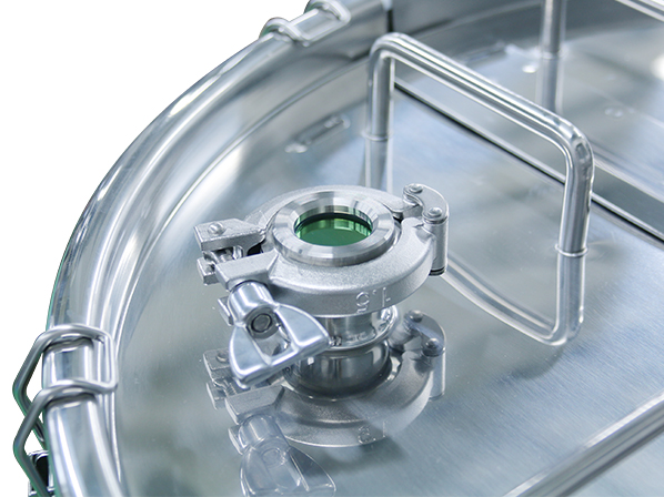 放射温度計対応のぞき窓【採用事例】