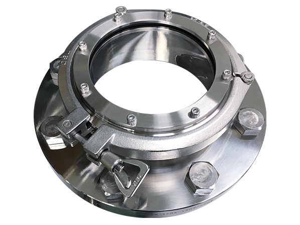 フランジ接続でも着脱しやすいのぞき窓【採用事例】