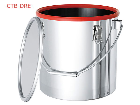 吊り下げ式赤色カラーパッキン付密閉容器【CTB-DRE】