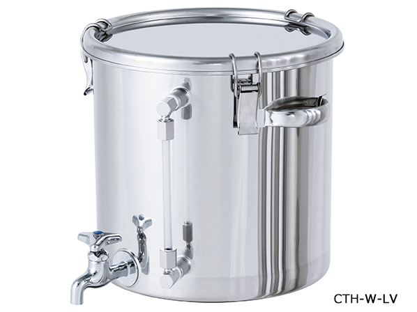 レベル計・蛇口付密閉容器【CTH-W-LV】