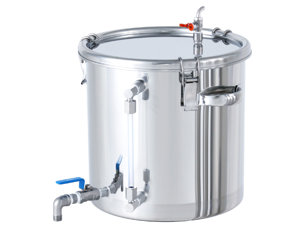 レベル計・バルブ付密閉容器 空気抜付【CTHV-LV-AIV】