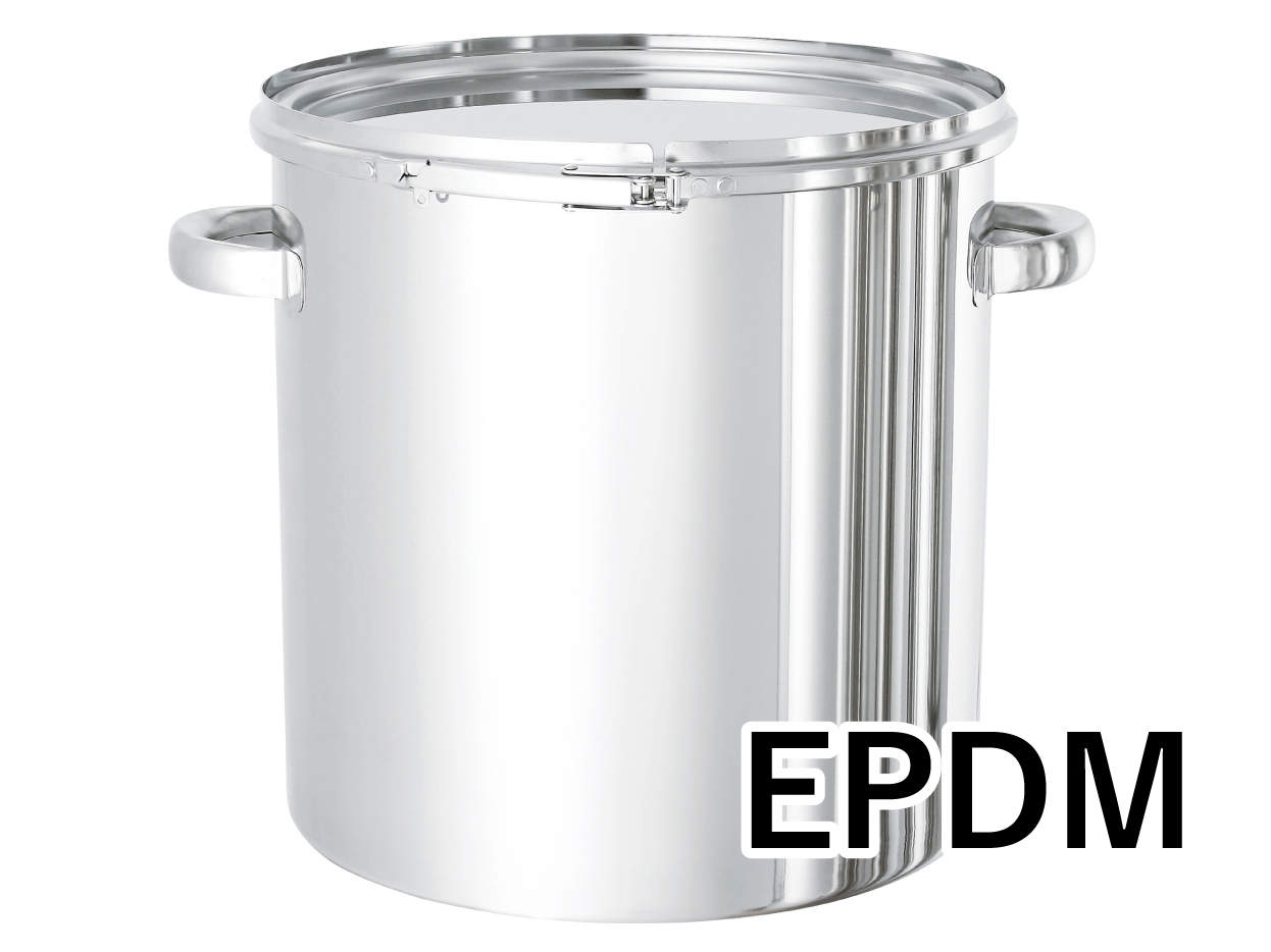 EPDMパッキン付ステンレス密閉容器（バンド式）【CTL/PEL】