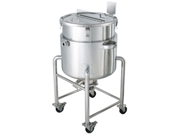 カクハン機座付鏡板型ジャケット容器（タンク底バルブ）【DTM-J】