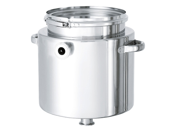 ホッパー型ジャケット密閉容器 バンド式【HT-CTL-J】