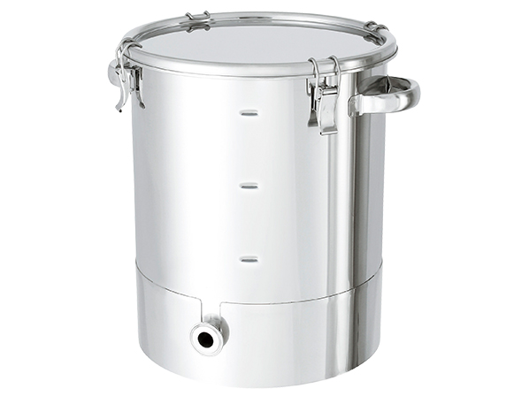 片テーパー型密閉容器 目盛付 クリップ式【KTT-CTH-M】