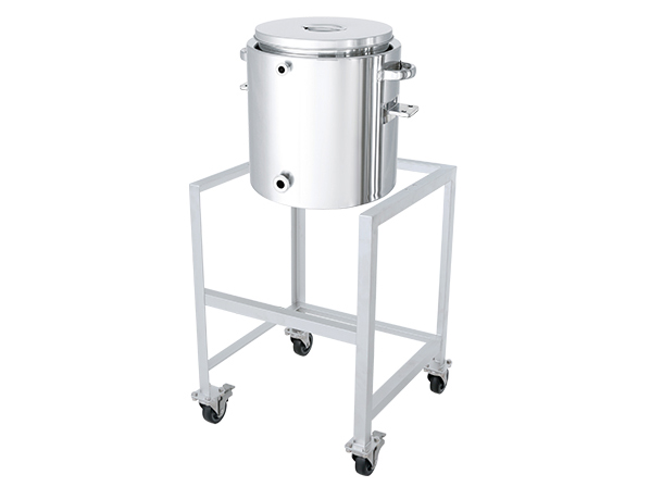 片テーパー型ジャケット汎用容器 架台付【KTT-ST-J-ASC】