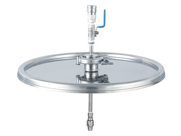 容器洗浄ノズル付蓋 クリップ式【MF-CN】