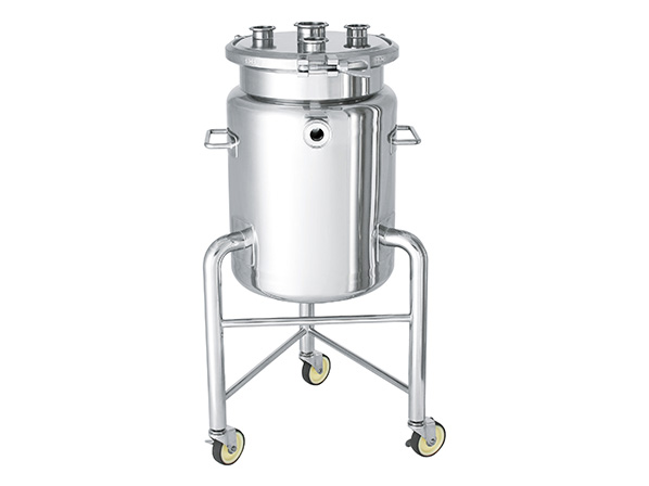 ジャケット型へルールオープン加圧容器　脚付【PCN-F-J-L】