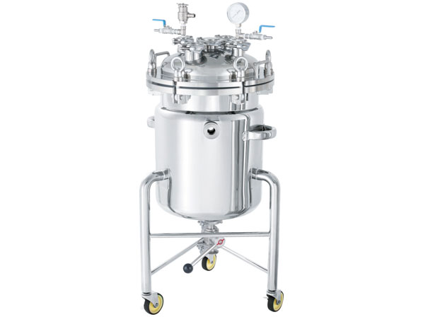 ジャケット型フランジオープン加圧容器　脚付　加圧ユニット【PCN-O-J-L-UT】