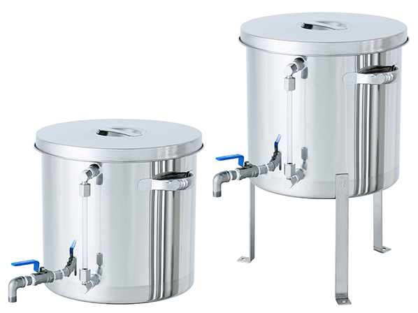 レベル計・バルブ付汎用容器【STV-LV】