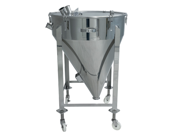 粉体排出用両側偏心ホッパー