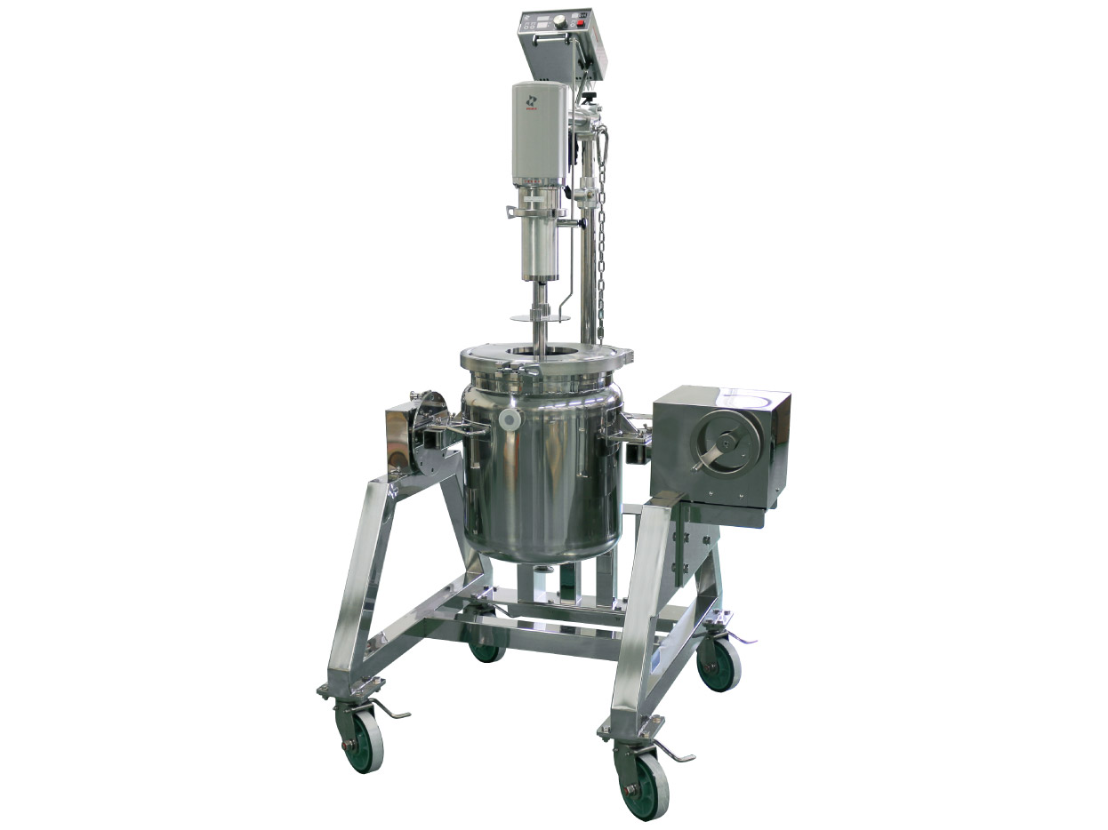 内容液を簡単に取り出せる撹拌加圧ユニット【採用事例】