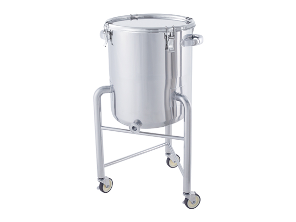 片テーパー急傾斜型密閉容器 脚付 クリップ式【KTTX-CTH-L】