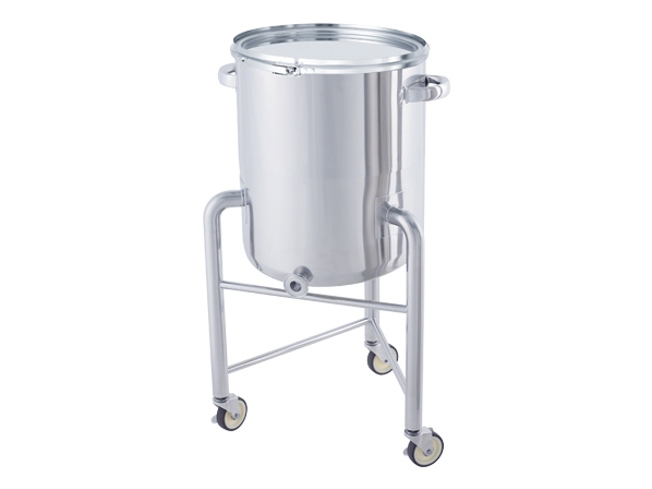 片テーパー急傾斜型密閉容器 脚付 バンド式【KTTX-CTL-L】