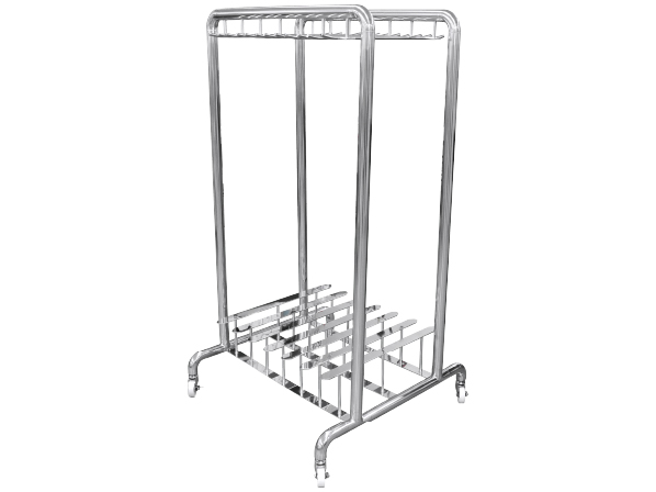 【採用事例】ホース乾燥・保管用ラック