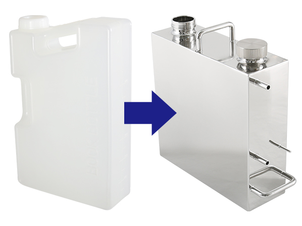 【特注事例】化学メーカー様 納入事例を公開しました：角型のステンレス容器