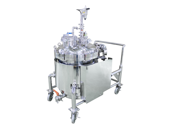【採用事例】200L 片テーパー型撹拌加圧ユニット